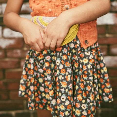 【2/9まで送料無料】Misha&Puff（ミーシャアンドパフ）2025SS Circle Skirt -Bark Brimfield- スカート