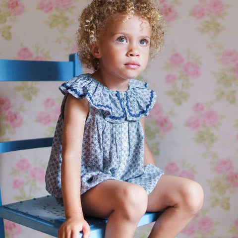 Little Cotton Clothes 2024AW Aria Skirt - Patchwork Print Floral Skirt