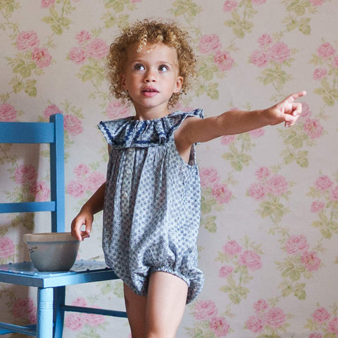 Little Cotton Clothes 2024AW Aria Skirt - Patchwork Print Floral Skirt