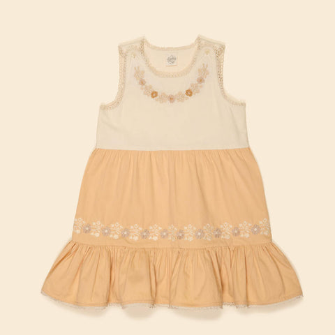 Apolina 2024AW Mia Dress - Almond - Kids Dress