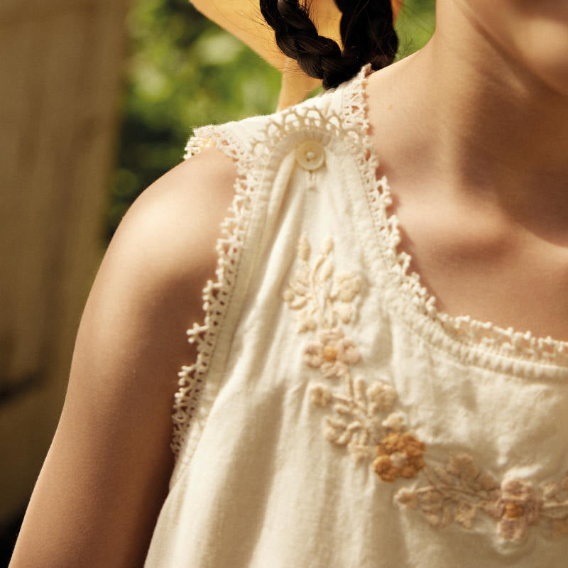 High Summer】Apolina(アポリナ)2026SS Clarita Dress - Cream/Peach High Summer】Apolina(アポリナ)2026SS Clarita Dress - Cream/Peach