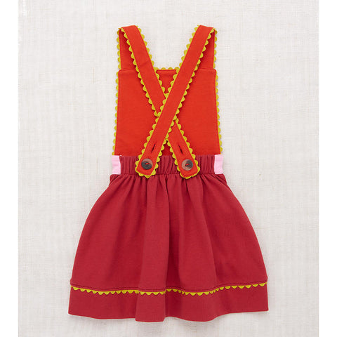 Misha&Puff（ミーシャアンドパフ）2024AW Colorblock Selma Pinafore -Berry- ピナフォア（エプロンドレス）