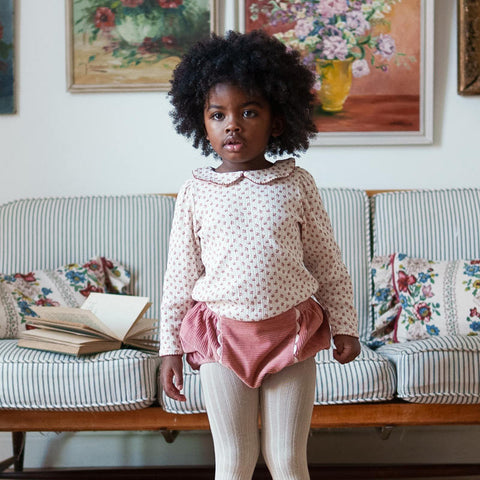 Little Cotton Clothes（リトルコットンクローズ）2026AW Cord Bloomers in Pepperberry ベビーブルマ