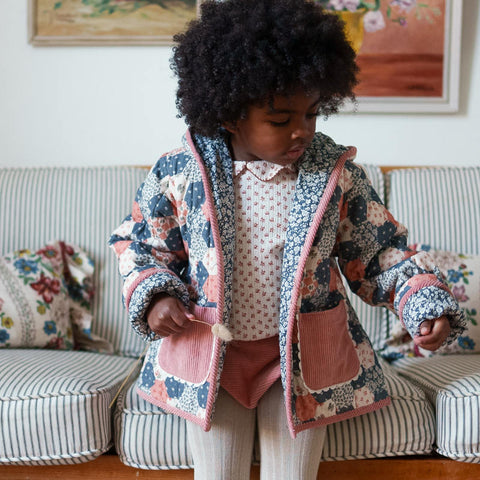 Little Cotton Clothes（リトルコットンクローズ）2026AW Cord Bloomers in Pepperberry ベビーブルマ