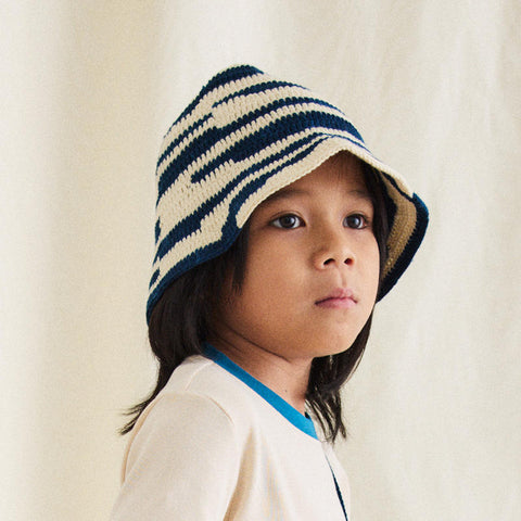 [D2] Misha &amp; Puff 2024AW Pointy Peak Hat -Fig- Kids' knit hat