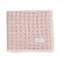 Bebe Organic（ベベオーガニック）2026AW Crochet Blanket -Pink Retro Crochet- クロシェ編みブランケット、おくるみ.