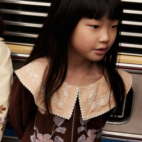 Apolina 2024AW Mia Dress - Almond - Kids Dress