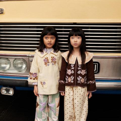 Apolina 2024AW Mia Dress - Almond - Kids Dress