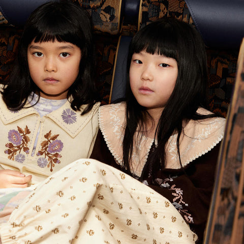 Apolina 2024AW Mia Dress - Almond - Kids Dress