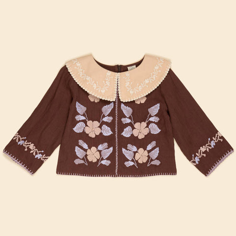 Apolina 2024AW Mia Dress - Almond - Kids Dress