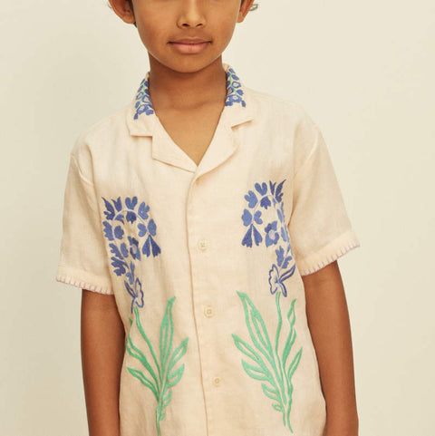 Apolina 2024AW Mia Dress - Almond - Kids Dress