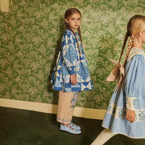 Apolina 2024AW Mia Dress - Almond - Kids Dress