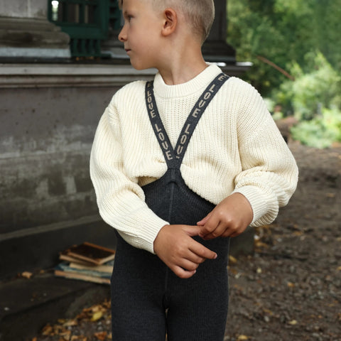 【10月上旬入荷次第お届けのご予約】PT-2 Silly Silas（シリーサイラス） Footless Classic The Stories We Knit  -Dark Grey Patterned-  模様入りストラップ フットレス　ダークグレー