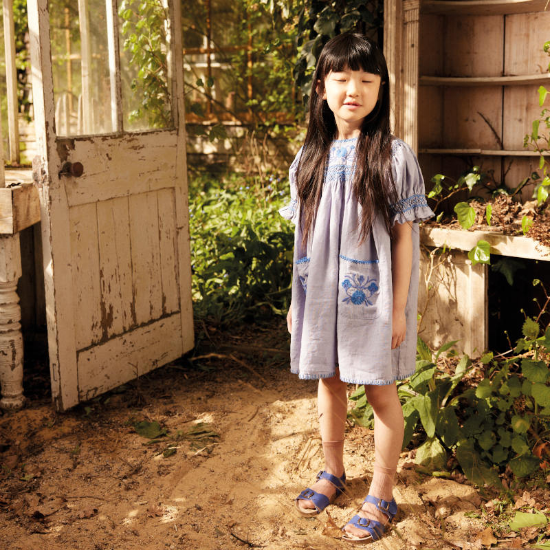 High Summer】Apolina（アポリナ）2026SS Dora Dress - Blue-lilac