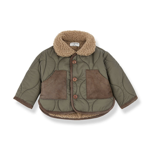 1 + in the family（ワンモア イン ザ ファミリー） 2026AW EMERALD -khaki- padded jacket ジャケット、アウター