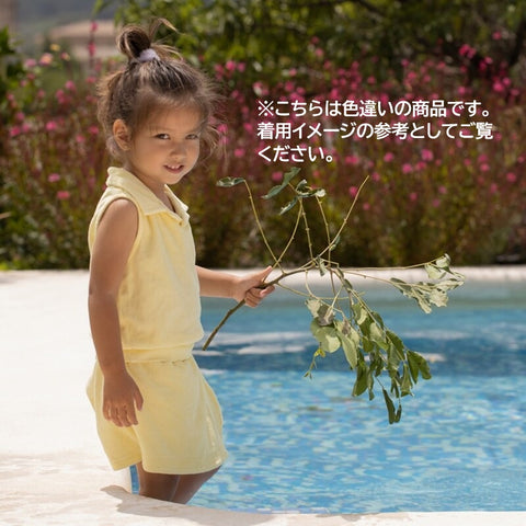 1 + in the family（ワンモア イン ザ ファミリー） 2026SS  ESPORLES -off-white-  パイルラップショートパンツ