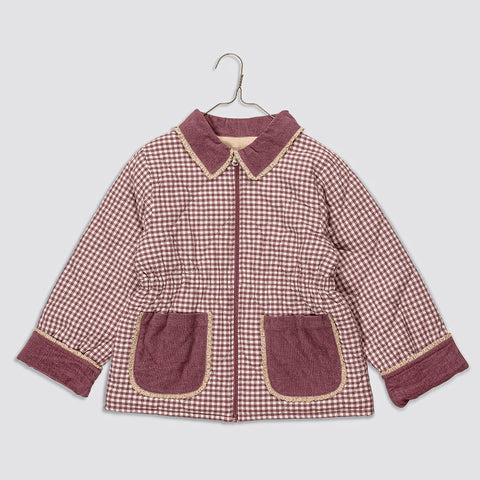 Little Cotton Clothes（リトルコットンクローズ）2026AW Elsie jacket Sugarplum Check ジャケット