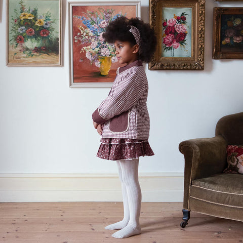 Little Cotton Clothes（リトルコットンクローズ）2026AW Elsie jacket Sugarplum Check ジャケット