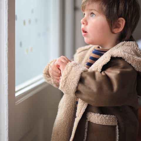 1 + in the family（ワンモア イン ザ ファミリー） 2025AW  FILIPPA -brown-  collar jacket 襟付きジャケット,アウター