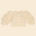 Apolina（アポリナ）2026AW FIRA LS BLOUSE - MILK-CREAM -　キッズブラウス.