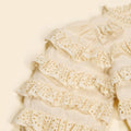 Apolina（アポリナ）2026AW FIRA LS BLOUSE - MILK-CREAM -　キッズブラウス.