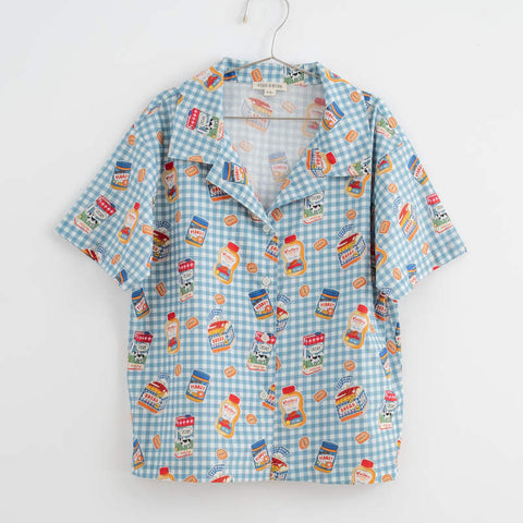 Fish&Kids（フィッシュアンドキッズ）2026SS BREAKFAST SHIRT -blue- 半袖Tシャツ