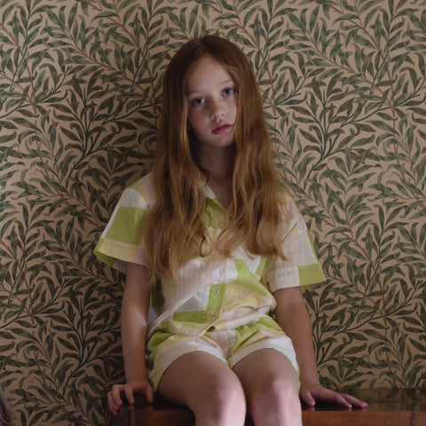 Fish&Kids（フィッシュアンドキッズ）2026SS PASTEL PATCHWORK SHIRT -pastel- 半袖Tシャツ