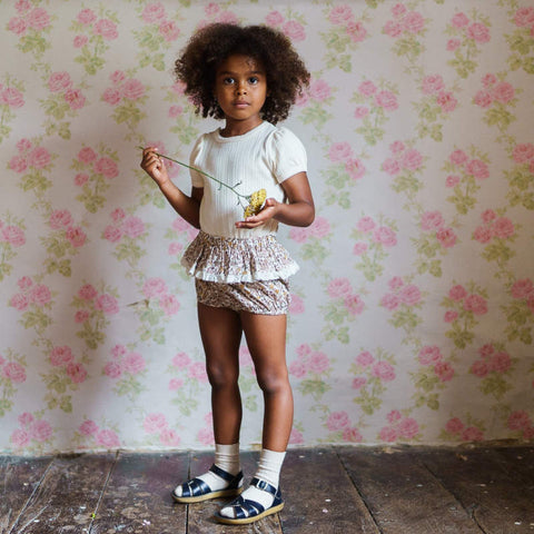 Little Cotton Clothes（リトルコットンクローズ）2026SS Frilly Bloomers Yarrow Floral ブルマ、ショートパンツ