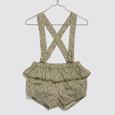 Little Cotton Clothes（リトルコットンクローズ）2025AW Frilly Romper Combe Floral ロンパース、ブルマ