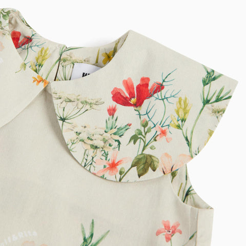 WOLF&RITA（ウルフアンドリタ） 2026SS GABRIELA BLOUSE -bloom- 襟付きボタニカル柄ブラウス