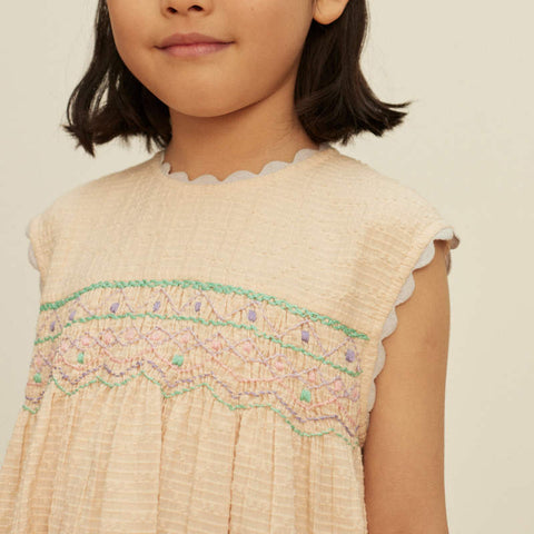 Apolina 2024AW Mia Dress - Almond - Kids Dress