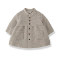 1 + in the family（ワンモア イン ザ ファミリー） 2026AW GORIZIA -blue- girly coat w/scarf スカート付きガーリーコート (コピー).