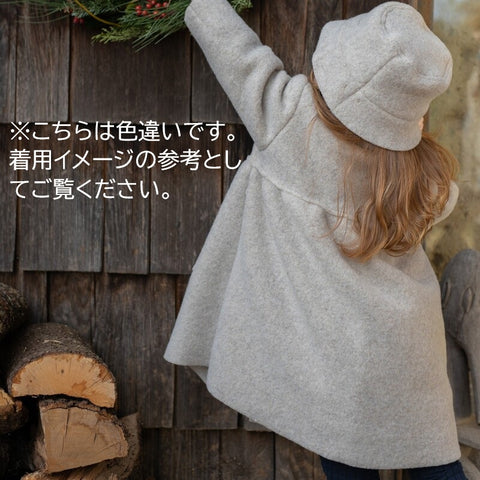 1 + in the family（ワンモア イン ザ ファミリー） 2026AW GORIZIA -blue- girly coat w/scarf スカート付きガーリーコート (コピー)