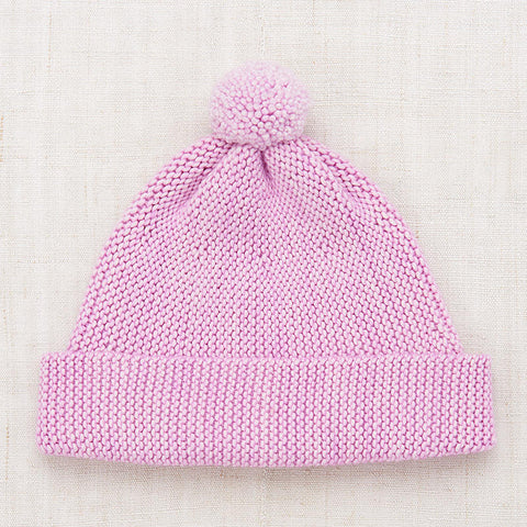 【D2】Misha&Puff（ミーシャアンドパフ）2024AW  Garter Hat -Pink Lilac- ニット帽　ベビー帽 、キッズ帽