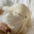 【9月上旬頃入荷次第お届けのご予約】【ネコポス不可】908 Silly Silas（シリーサイラス） Granny Teddy Footless Silky Peach グラニーフットレス  シルキー・ピーチ.