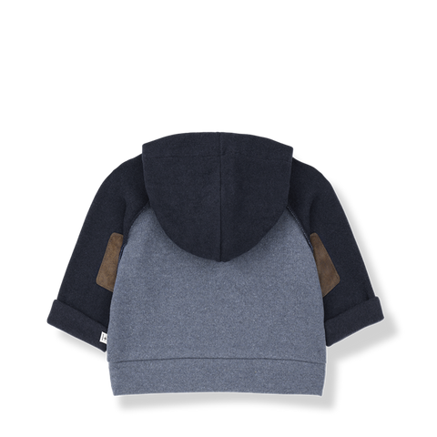 1 + in the family（ワンモア イン ザ ファミリー） 2025AW  HAKON -denim- hooded sweater フード付きセーター