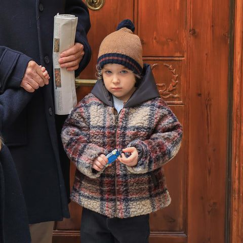 1 + in the family (One More in the Family) 2024AW LIS-bb jacket knit cardigan