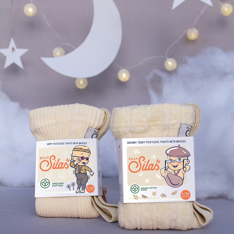 [Delivery in early October] 1003. Silly Silas Hippy Footless Olive