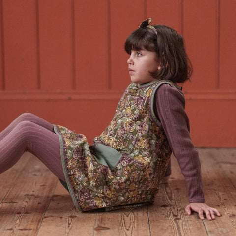 Little Cotton Clothes（リトルコットンクローズ）2025AW Hannah Dress Wallpaper Floral ワンピース、キッズドレス