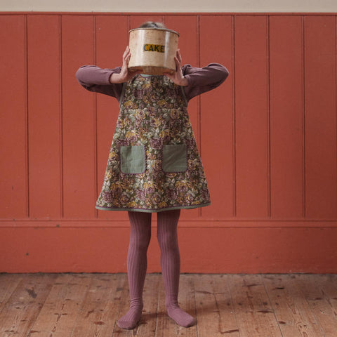 Little Cotton Clothes（リトルコットンクローズ）2025AW Hannah Dress Wallpaper Floral ワンピース、キッズドレス