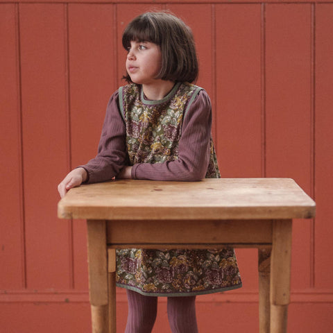 Little Cotton Clothes（リトルコットンクローズ）2025AW Hannah Dress Wallpaper Floral ワンピース、キッズドレス