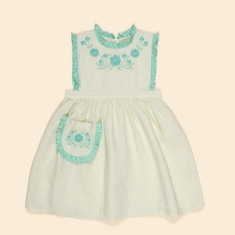 Apolina 2024AW Mia Dress - Almond - Kids Dress
