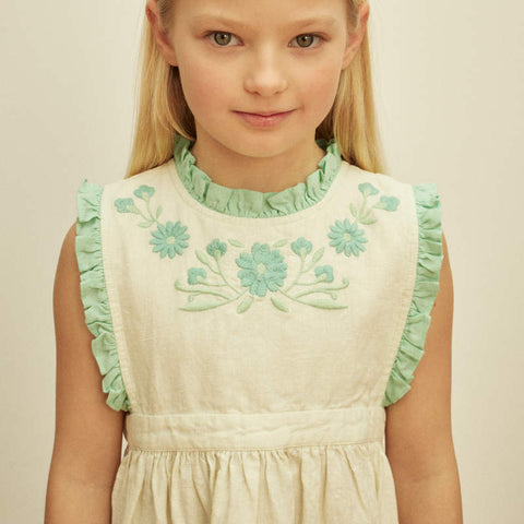 Apolina 2024AW Mia Dress - Almond - Kids Dress