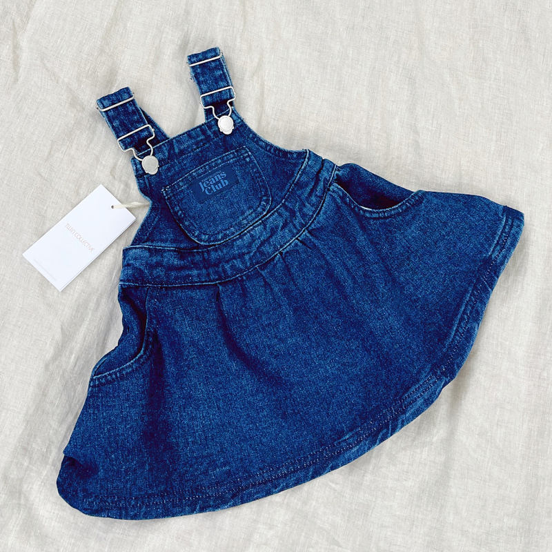 11.Twin Collective Kids Dreamer DRESS deep hemp blue ジャンパー 