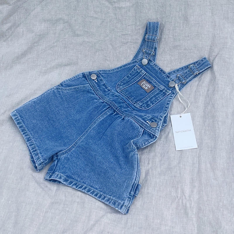 24. Twin Collective Kids Carpenter Shortall tradie blue ショート 