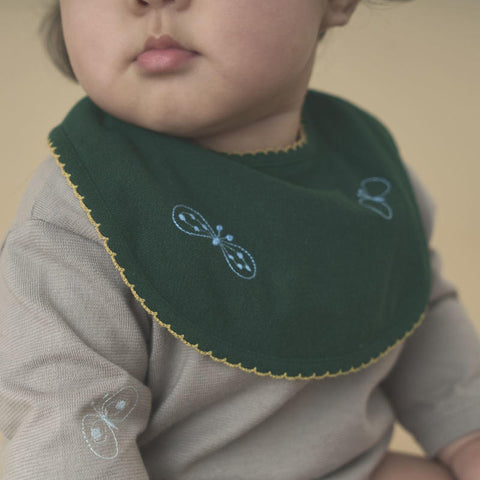 mina perhonen 24SS twin flower bib ACS7193P