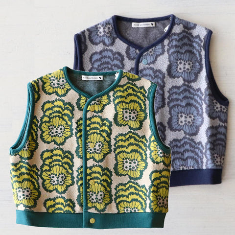 mina perhonen（ミナペルホネン） 25AW happy bloom ベスト、羽織り  ADA8498P