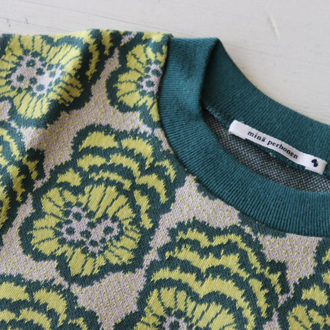 ・mina perhonen 24AW tuike -green- pullover ACA8429P, ACA8430P