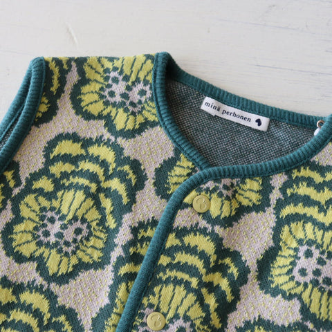 ・mina perhonen 24AW tuike -green- pullover ACA8429P, ACA8430P