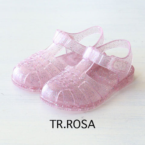 【送料無料】igor / イゴール CLASICA V. CRISTAL GLITTER NACAR(クラシカ) キッズ サンダル ベルクロ 20～32サイズ 12.0～20.0cm S10288、S10329、S10374、S10367